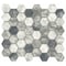 Msi Urban Tapestry Hexagon 12 In. X 12 In. X 6 Mm Glass Mesh-Mounted Mosaic Tile, 15PK ZOR-MD-0454 - alternate 2